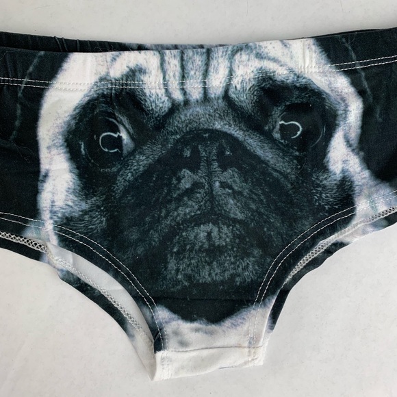 My black & white pug booty shorts - Picture 4 of 7